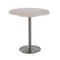 Holland Bar Stool Co 42" Tall OD214 Stainless Steel Table Base 22" Diameter 36" Diameter White Ash Top OD214-2242SSOD36RWA - alternate 1